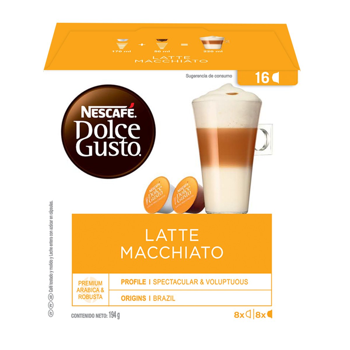 Dolce Gusto Latte Macchiato 16 cápsulas – Shop Nestlé Uruguay